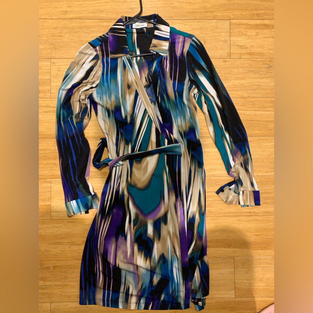 CK wrap dress